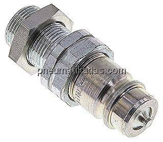 Schott-Steckkupplung ISO7241-1A, Stecker Baugr.3, 14 S (M22x1,5)