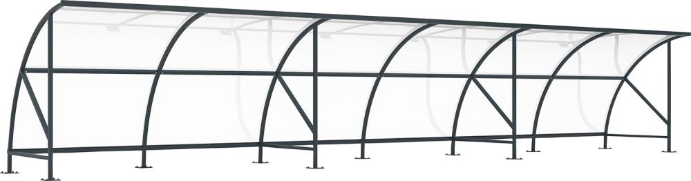 Überdachung Bamberg B1/1212350x2100x2290,RAL