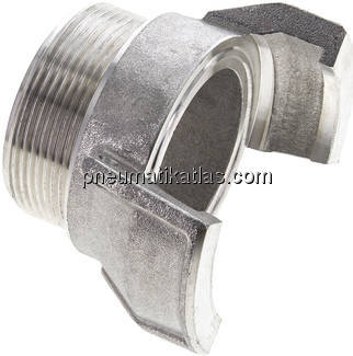 Guillemin-Kupplung G 2" (AG), Aluminium, ohne Verriegelung (kann nur mit Kupplun