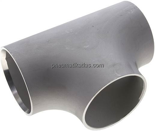 T-Stück 88,9x3,0mm, 1.4541 geschweißt, EN 10253 Typ A (DIN 2615)