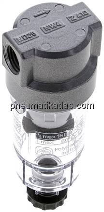 Mini-Filter G 1/4", Kunststoffbehälter