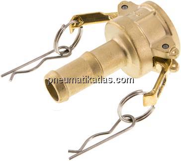 Kamlock-Kupplung (C) 19 (3/4")mm Schlauch, Messing