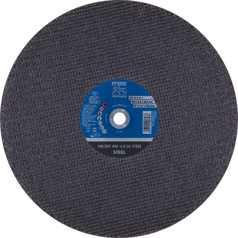 Trennscheiben 100 EHT 400-4,8 SG STEEL/20,0