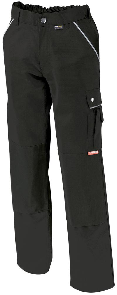 Bundhose,Canvas,320 g/qm,Gr.58,schwarz PLANAM