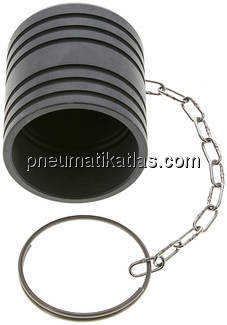 Staubschutz für Stecker ISO 7241-1 B, DN40,0