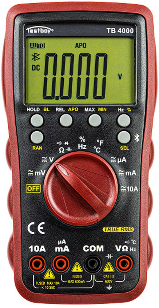 Digital-Multimeter TB 4000 mit Bluetooth Testboy