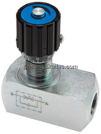 Exemplarische Darstellung: Drosselrückschlagventil