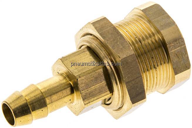 Abreißkupplungsdose (NW5) 8 (5/16")mm Schlauch, Messing