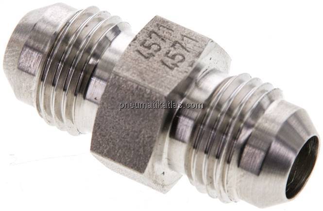 Doppelnippel UNF 9/16"-18(JIC)-UNF 9/16"-18(JIC), 1.4571