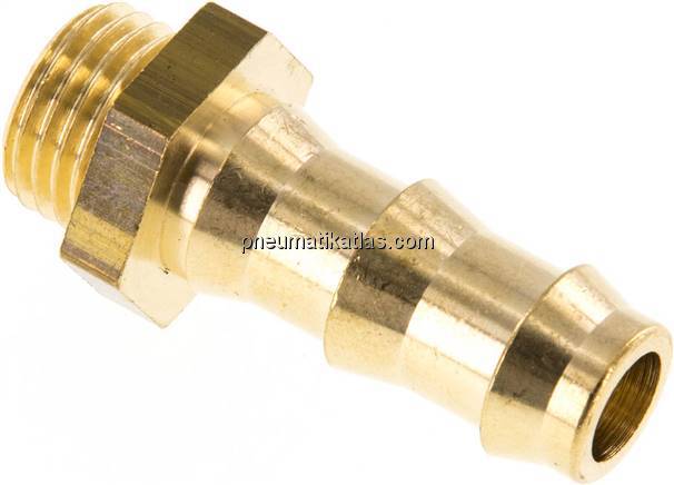 Steckanschluss G 1/4" AG, Messing, 9,5mm GSP-Schlauch