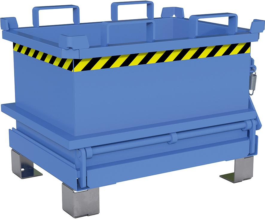 Mini-Klappbodenbehälter MSB 150, lackiert, Lichtblau