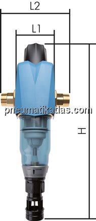 Exemplarische Darstellung: Trinkwasser-Rückspülfil