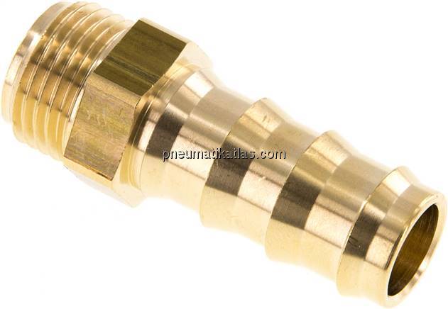 Steckanschluss G 1/2" AG, Messing, 15,9mm GSP-Schlauch