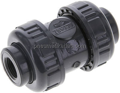 Rückschlagventil, PVC-U / EPDM, Rp 3/8"