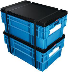 Stülpdeckel schwarz DTK 600, schwarz LA-KA-PE