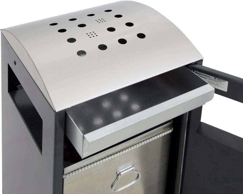 Abfalls.f.Außen m. Ascher1060x450x450mm