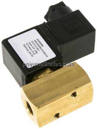 2/2-Wege Vakuumventil (NC), G 1/4", -0,9 bis 5bar, 24 V DC