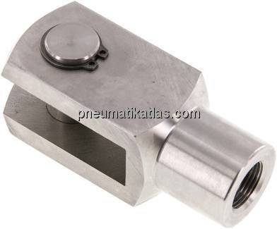 Gabelkopf mit Bolzen M 20x1,5, 1.4305