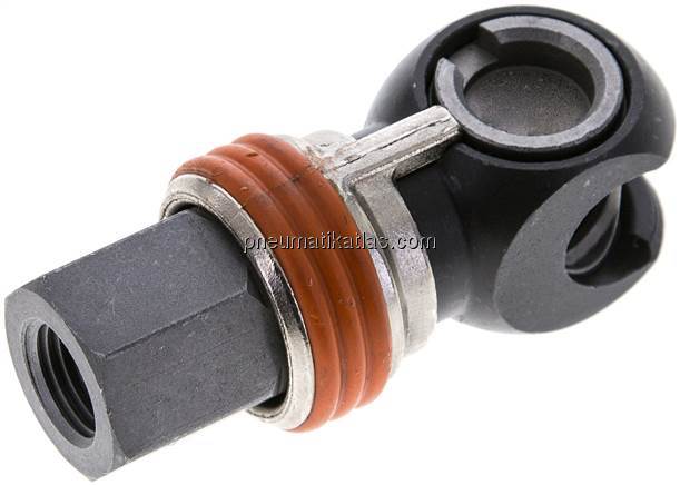 Schwenk-Sicherheits-Kupplungsdose (NW7,2) G 1/4"(IG)