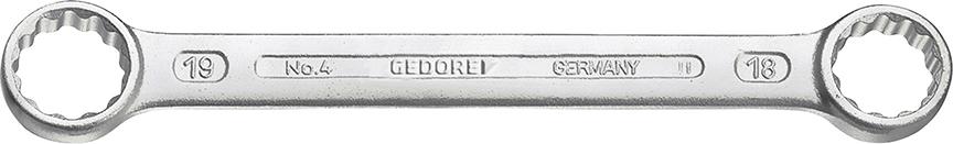 Doppelringschlüssel DIN837B 46x50mm Gedore