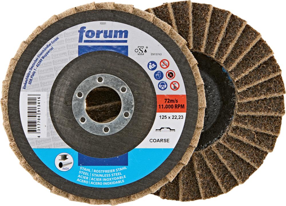 Fächerschleifscheibe 125mm, Vlies, a crs FORUM