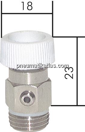 Exemplarische Darstellung: Ablass- und Entlüftungs