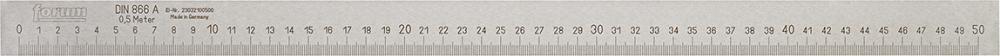 Maßstab DIN866 A 500x30x 6mm FORUM