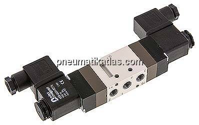 5/2-Wege Magnetventil, G 1/8", Impulsventil, 12 V DC