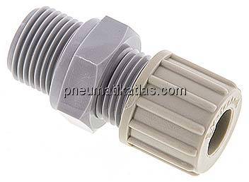 Gerade Verschraubung G 3/8"-10x8mm, PA