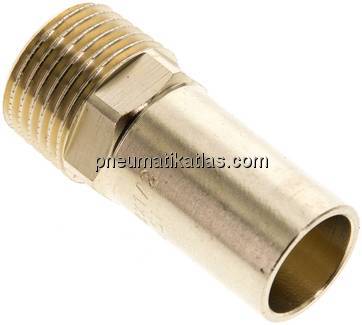 Pressfitting, Übergangsnippel 18mm außen / R 1/2" AG