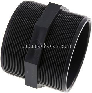 Doppelnippel G 4"-G 4", PVC-U