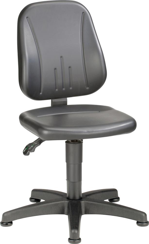 Bimos Arbeitsstuhl 9650-0551 Unitec 1 Sitzhöhe 440-620 mm mit Gleiter, Kunstleder