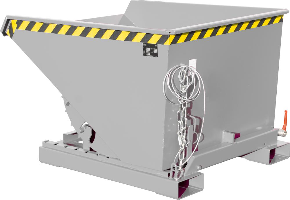 Späne-Kippbehälter 2100 lEXPO-E2100,lack.,RAL7005