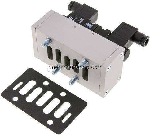 ISO-Ventil (Größe 3), 5/2-Wege Impulsventil, 24 V AC