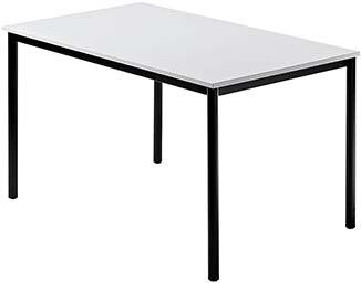 Besprechungstisch 120x80 grau/schwarz