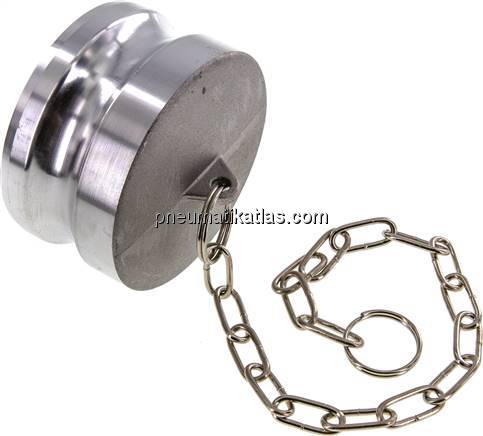 Kamlock-Verschlussstecker (DP) 3", Aluminium