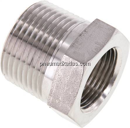 Reduziernippel NPT 1"(AG)-NPT 3/4"(IG), 1.4571