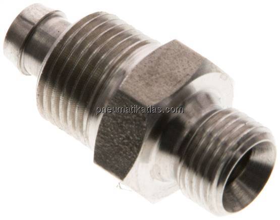Gerades Gewindestück G 1/8"-8x6mm, 1.4571 ohne Mutter