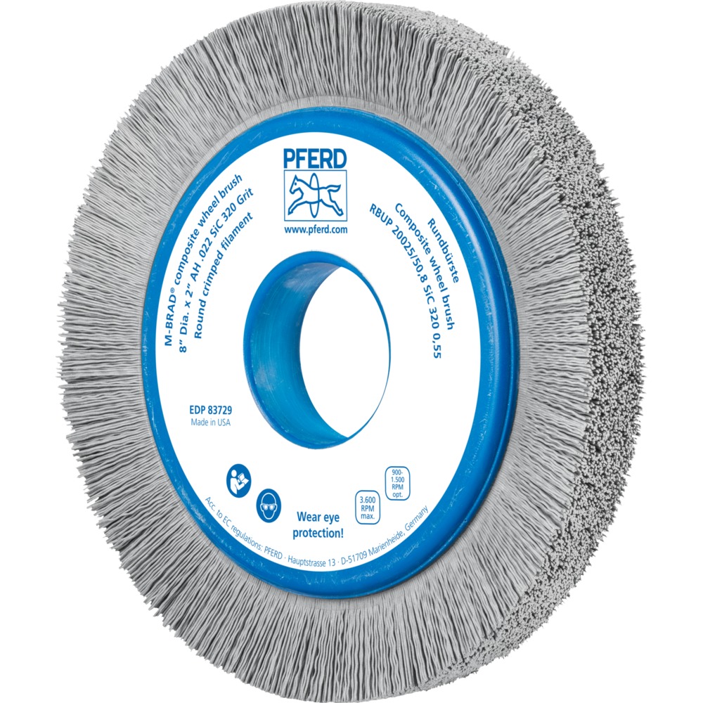 Bürsten mit Plastikkörper RBUP 20025/50,8 SiC 320 0,55