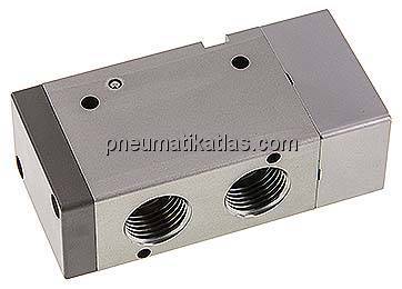 3/2-Wege Pneumatikventil, G 1/2", Federrückstellung (NO)