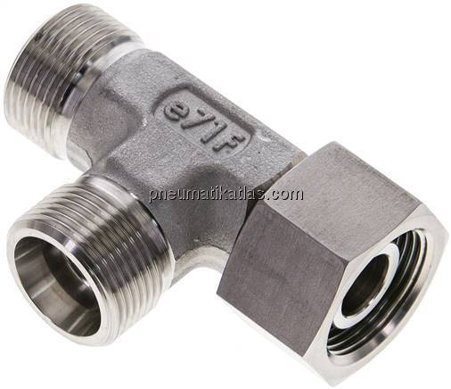 Einstellb. L-Schneidringverschraubung 16 S (M24x1,5), ohne Mutter & Schneidring,