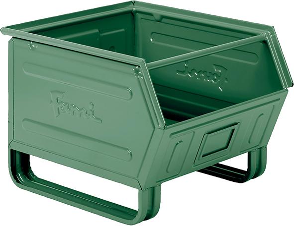 STAHLBEHÄLTER GR.5P4 GRÜN RAL6011 MM B=450 T=520 H=390