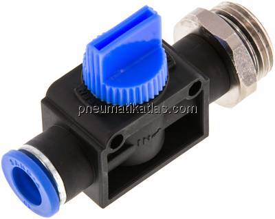 3/2-Wege-Absperrventil G 1/2"-10mm, Gewindeseite entlüftend