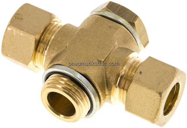 T-Klemmringverschraubung G 1/2"-14 (M20x1,5)mm, Messing