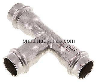 Pressfitting, T-Stück, 18mm innen, 1.4404