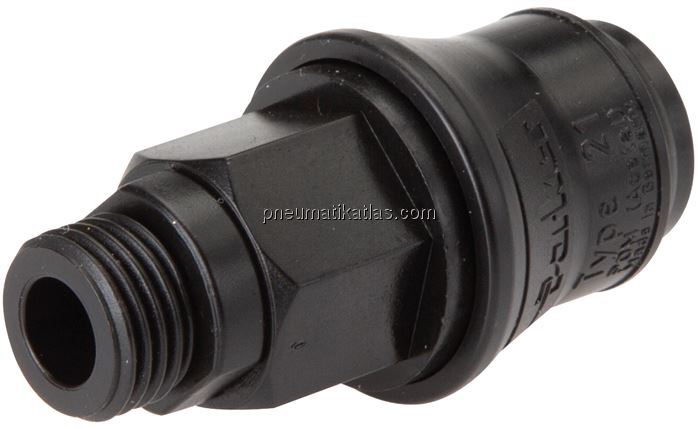 Exemplarische Darstellung: Kupplungsdose mit Gewin