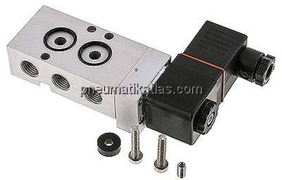 NAMUR-Magnetventil, 5/2-Wege Federrückstellung, G 1/4", 24 V DC