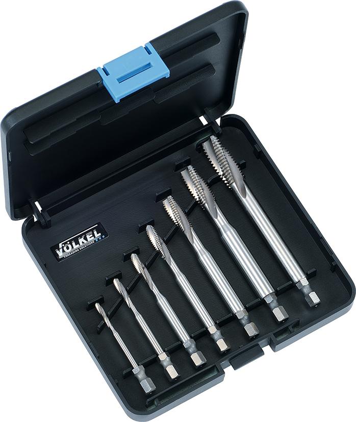 Gewindeschneidsatz HSSE HexDrive M3-12 /Form C VÖLKEL