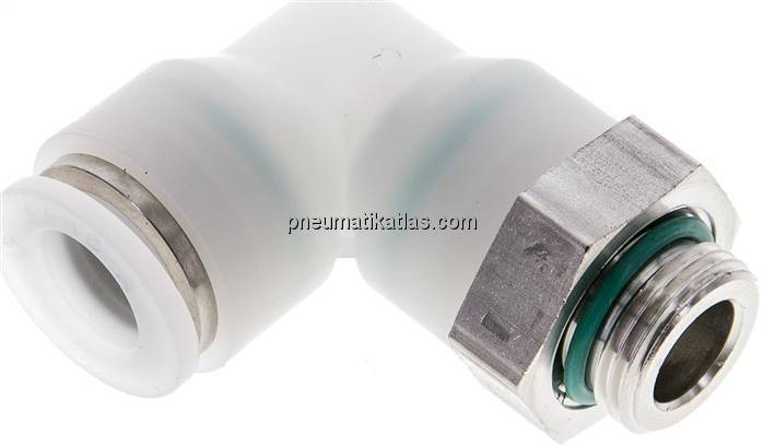 Winkel-Steckanschluss G 3/8"-12mm, IQS-ES LE/IQS-PVDF