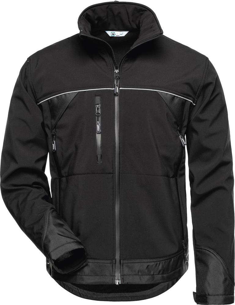 Jacke Alpha, Softshell, Gr. 3XL, schwarz